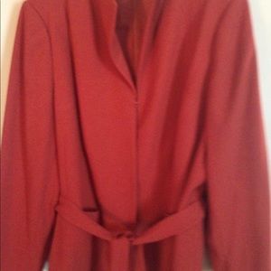 Burnt Orange Sag Harbor Skirt Suit